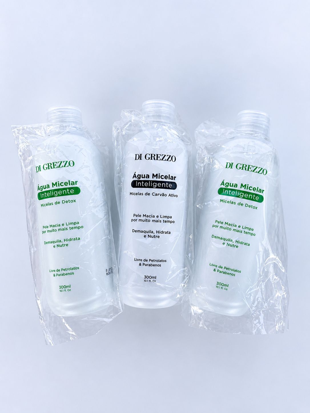 Água Micelar Inteligente Di Grezzo 200ml – Limpa, Demaquila e Hidrata